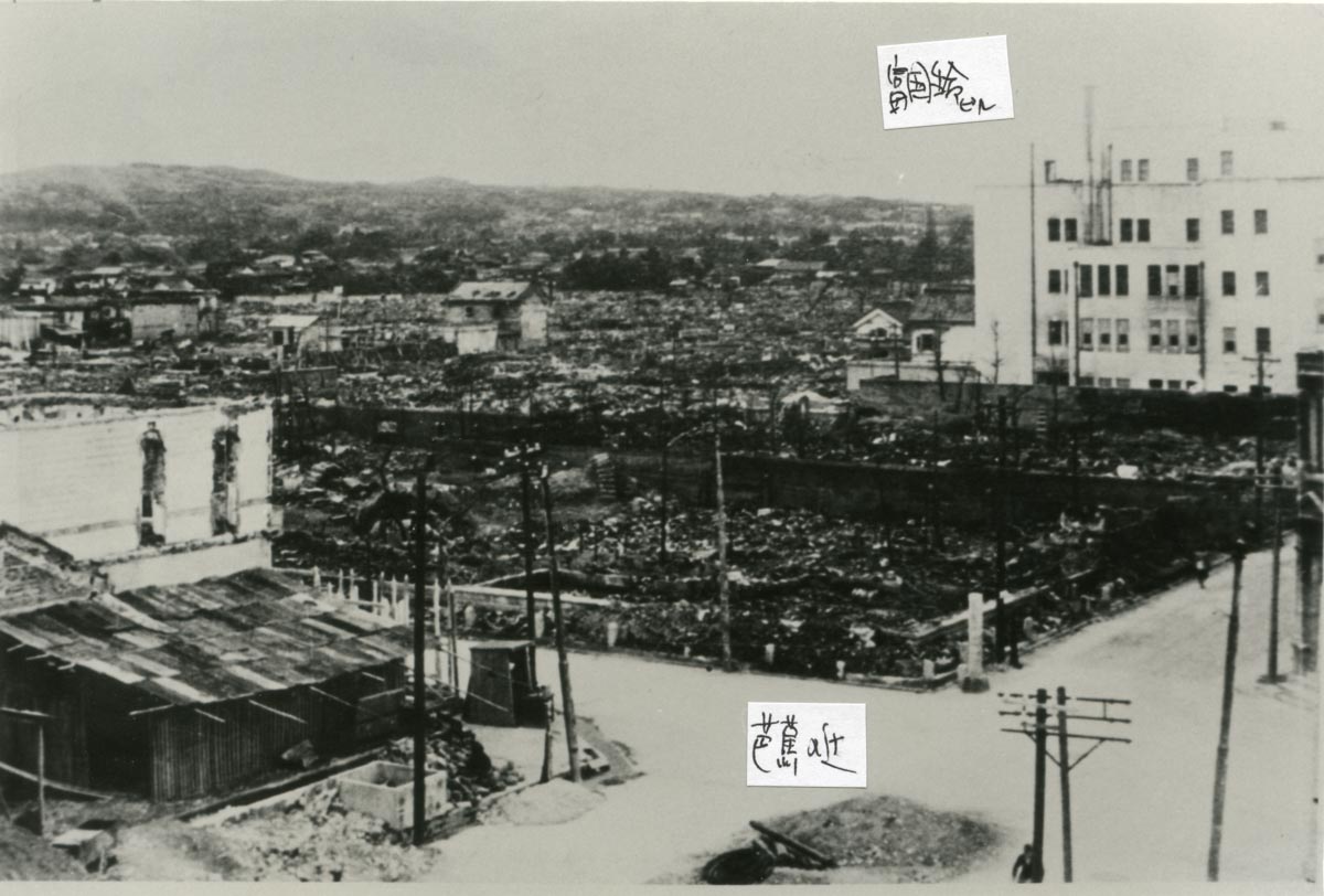 空襲焼失地域（B-1） 大町通り以北（1）