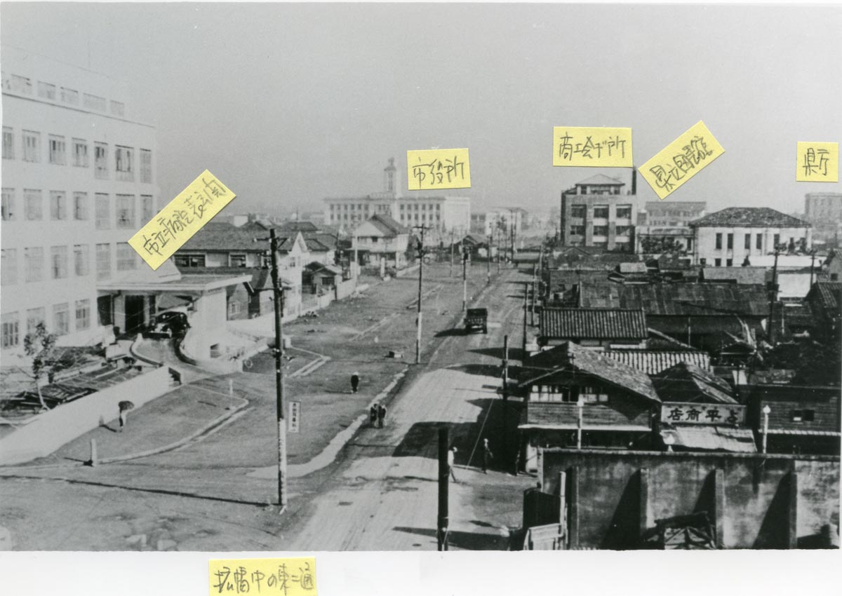 拡幅中の東二番丁通 （1）市立病院以北 仙台写真手帳
