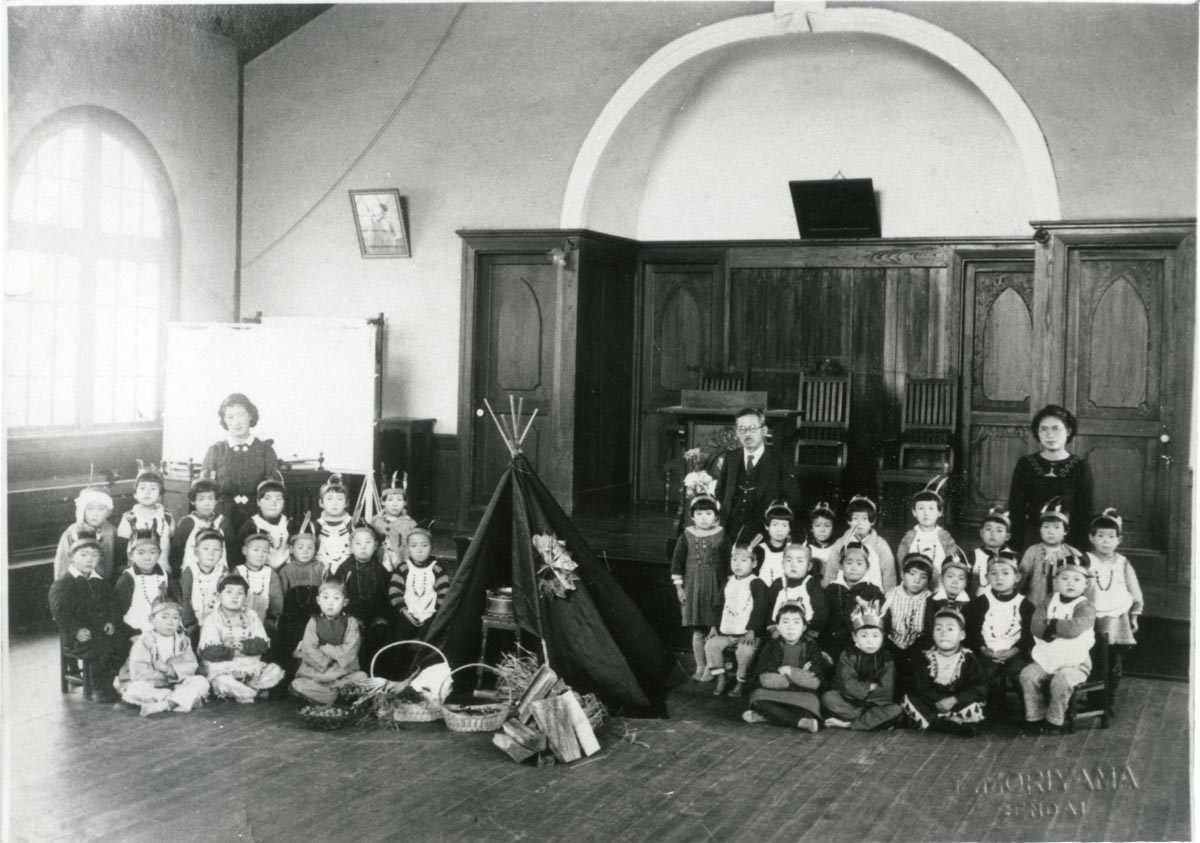 二十人町教会の幼稚園児たち